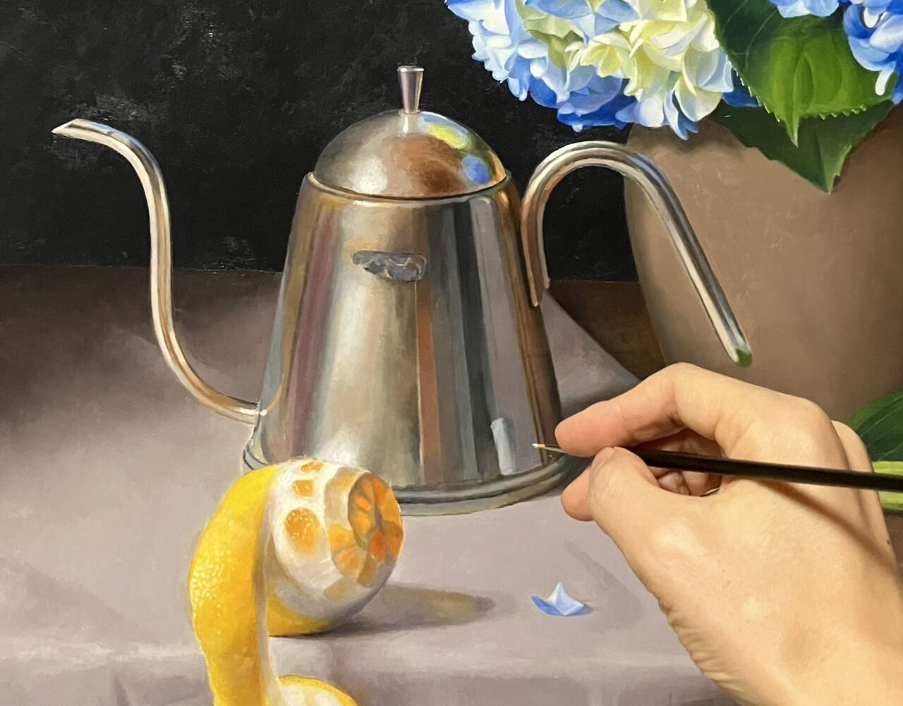 基礎から学ぶ油絵